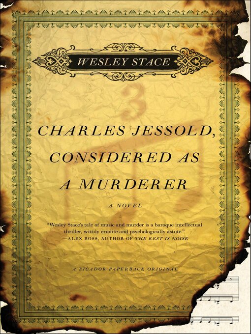 Title details for Charles Jessold, Considered as a Murderer by Wesley Stace - Wait list